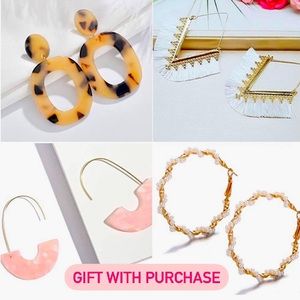GIFT with PURCHASE! Jewelry, hair accessories!